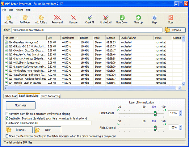 The Batch Normalizing MP3