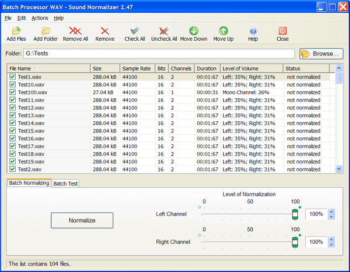 The Batch Proccesor WAV
