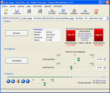 mp3 normalizador