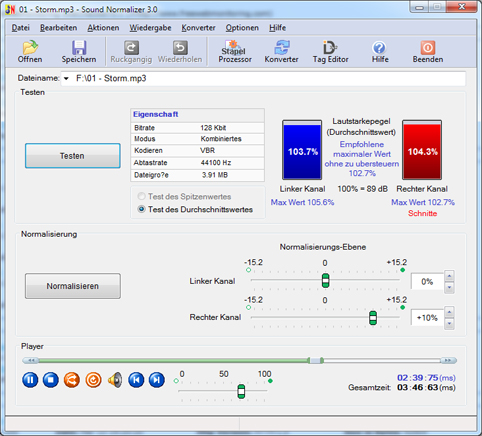 Sound Normalizer